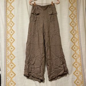 American eagle cropped wide leg pant